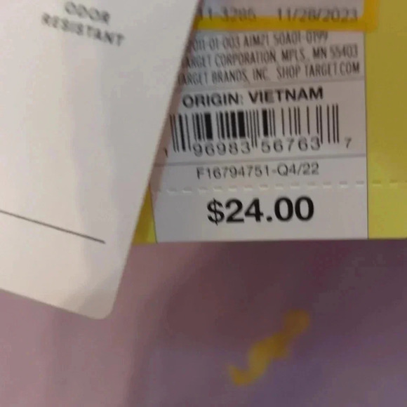 All In Motion Shirt Men's Short Sleeve Button Up Polo Sea Shell - Picture 5 of 5